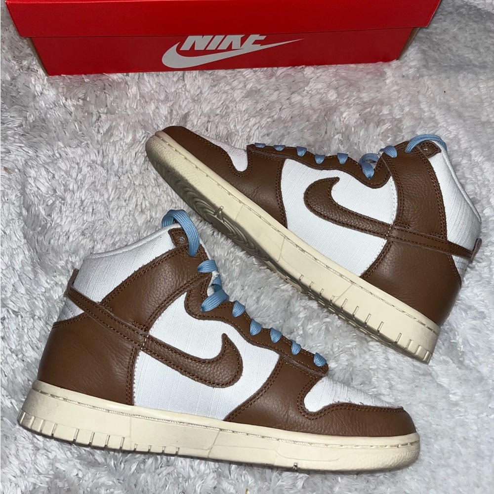 Nike Dunk High Retro Premium - Pecan Sail Worn Blue Off Noir